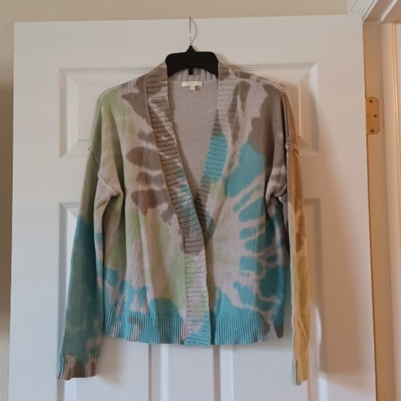 Like New! Lisa Todd "Flying Colors" Tie-Dye Print Cardigan Size XS - Picture 5 of 10